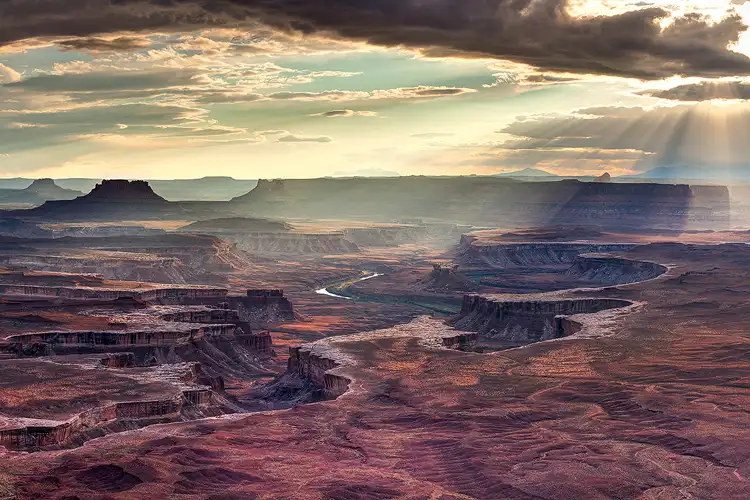 View from Green River Overlook, Canyonlands National Park.