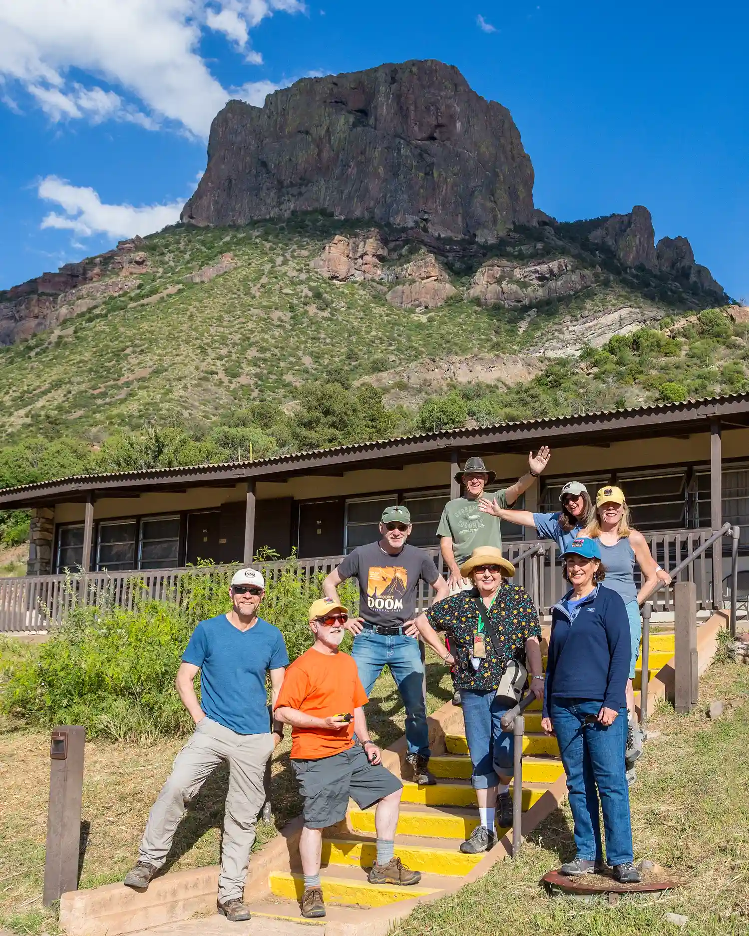 Group photo of Big Bend photography workshop participants.