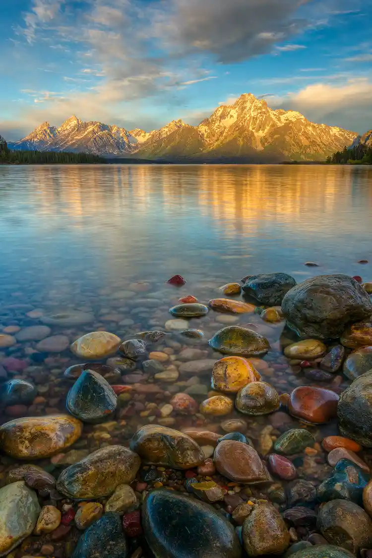 Jackson Lake in Grand Teton National Park.